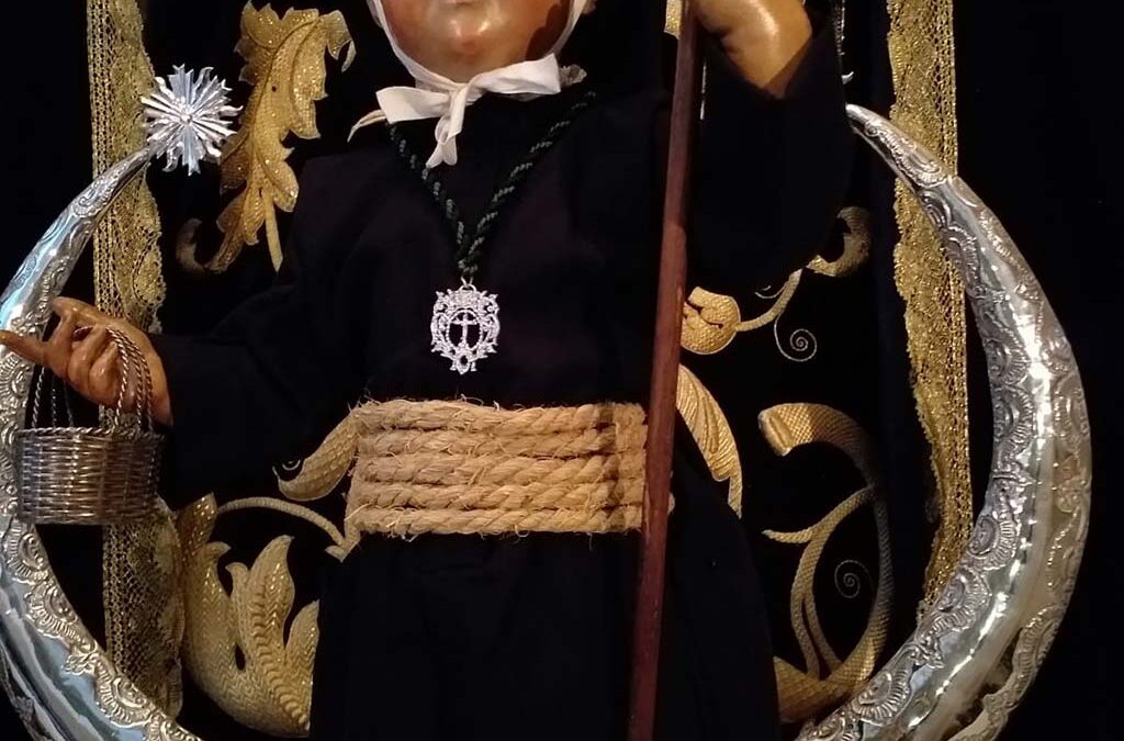 El Niño Jesús de la Hermandad preparado para Semana Santa