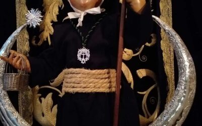 El Niño Jesús de la Hermandad preparado para Semana Santa