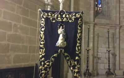 El Simpecado de nuestra Hermandad ya esta de nuevo en San Juan de los Caballeros