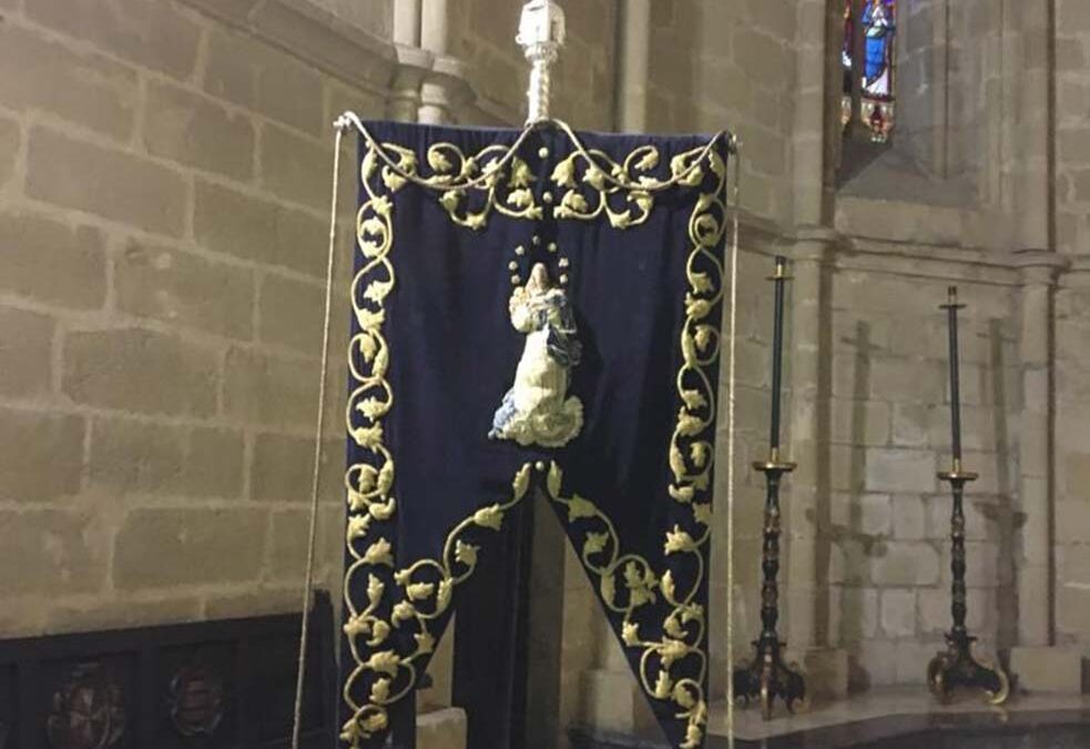 El Simpecado de nuestra Hermandad ya esta de nuevo en San Juan de los Caballeros