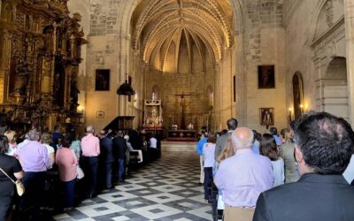 El acto de «Costaleros por nuestros mayores» se ha celebrado finalmente en San Juan de los Caballeros