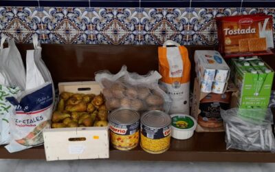 Otra entrega de alimentos en la jornada de este martes