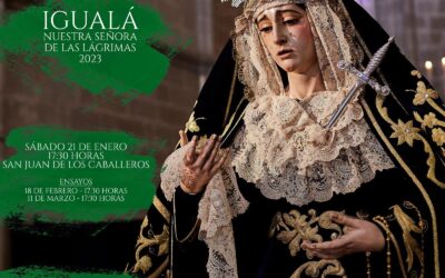 El sábado 21 de enero a las 17.30 horas en San Juan, igualá de la cuadrilla de costaleros del Paso de Palio