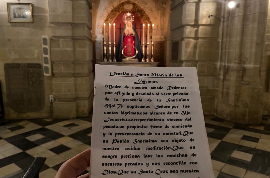 Este jueves día 5 no tendremos los Cultos semanales de la Hermandad