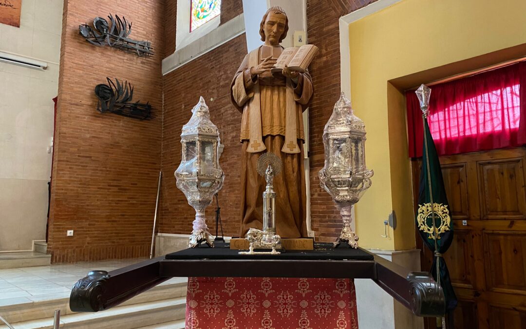 Este jueves día 19 procesión del Beato Chaminade en el colegio