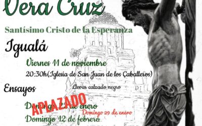 El primer ensayo de la cuadrilla del misterio se aplaza al domingo 29 de enero
