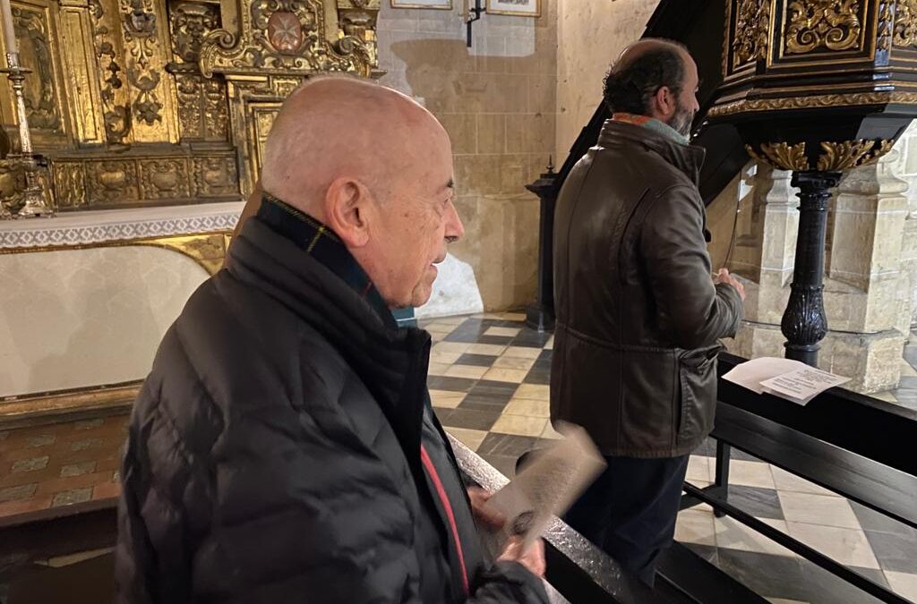 Don José María Osborne nos ha acompañado este jueves día 26 en los Cultos semanales