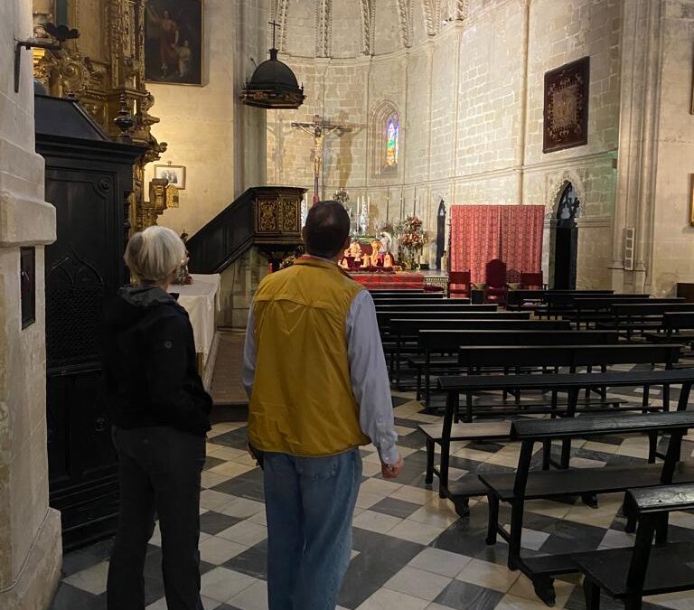 Este lunes 2 de enero hemos tenido visita a San Juan de los Caballeros