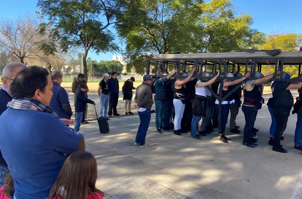 Primer ensayo de la cuadrilla del paso de misterio