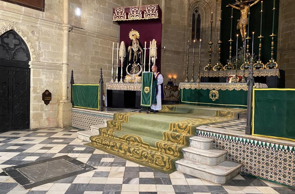 Hoy viernes tendrá lugar la tercera jornada del Quinario de la Hermandad a las 20.30 horas