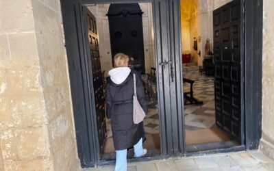 Este lunes 20 de febrero hemos tenido visita a San Juan de los Caballeros