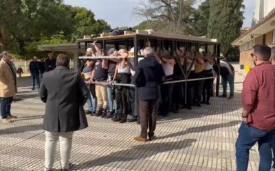 Celebrado el segundo ensayo de los costaleros del paso de misterio