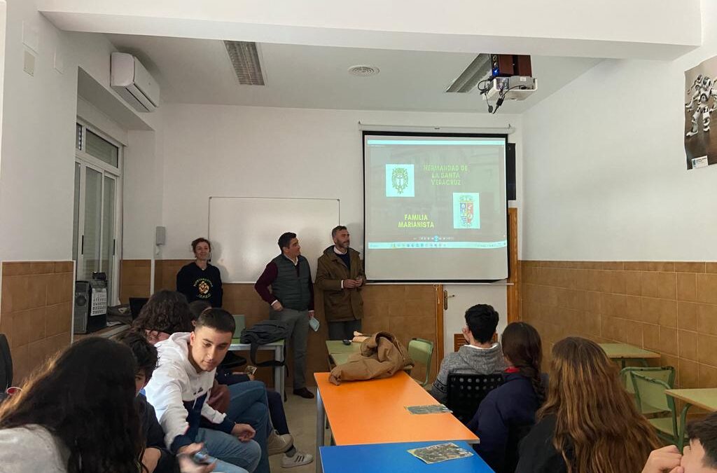 Encuentros con alumnos de secundaria en el Colegio de El Pilar