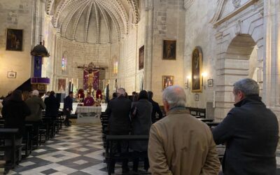 Esta mañana hemos celebrado Misa de Hermandad en San Juan como inicio del Besamanos