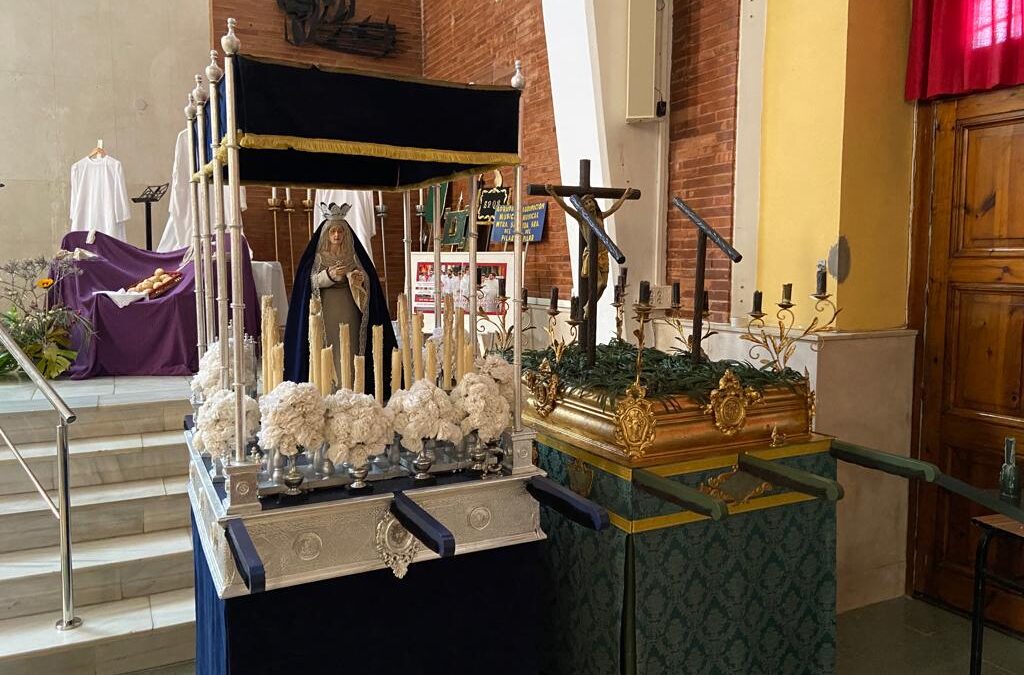 Hoy Viernes de Dolores es la procesión infantil en el Colegio del Pilar