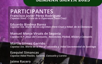 Hoy viernes día 21 Mesa redonda sobre costaleros en nuestra Hermandad