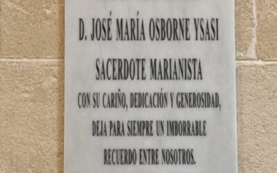 Ya está colocada la Placa Homenaje al Padre Osborne