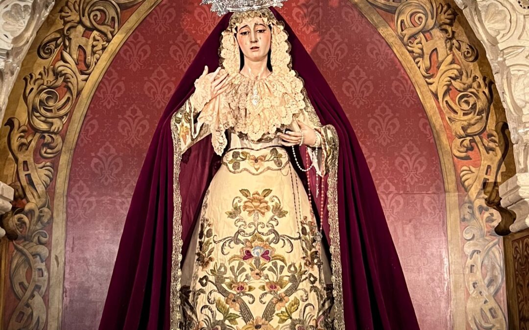 Nuestra Señora de las Lágrimas se encuentra ya en su Capilla