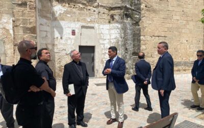 El Obispo conoció también el Pasaje de la Santa Cruz