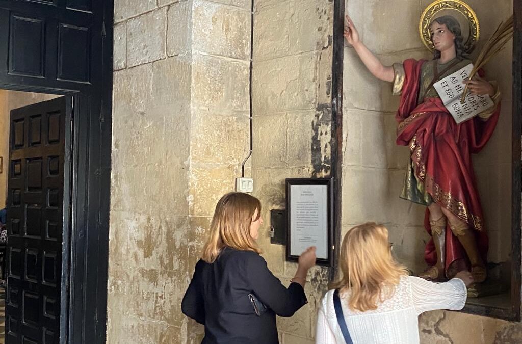 Este lunes 29 hemos tenido visita a San Juan de los Caballeros