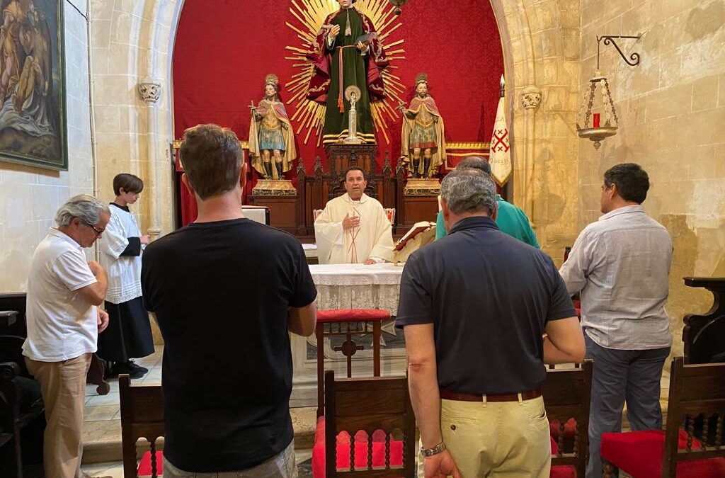 Hoy sábado día 7 a las 12.00 horas tenemos Misa de Hermandad en San Juan