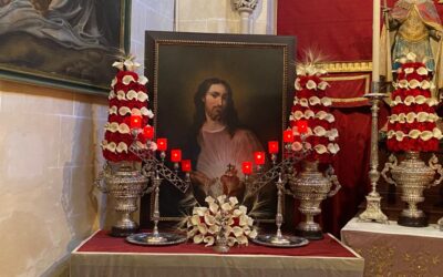 Ayer viernes 16 de junio la Hermandad celebró la festividad del Sagrado Corazón