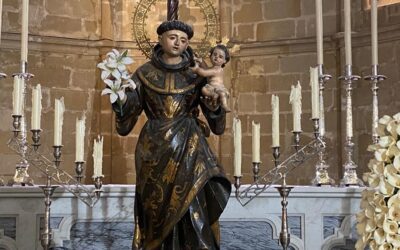 Ayer estuvo expuesto en San Juan la imagen de San Antonio, cuya festividad se celebra hoy 13 de junio