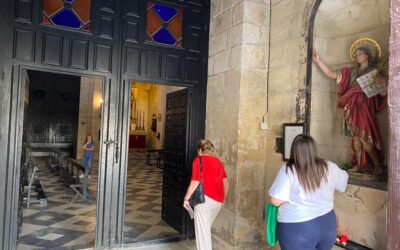 Este lunes 5 de junio hemos tenido visita a San Juan de los Caballeros