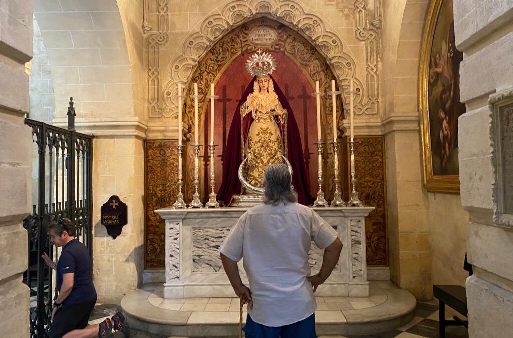 Este lunes 12 de junio hemos tenido visita a San Juan de los Caballeros