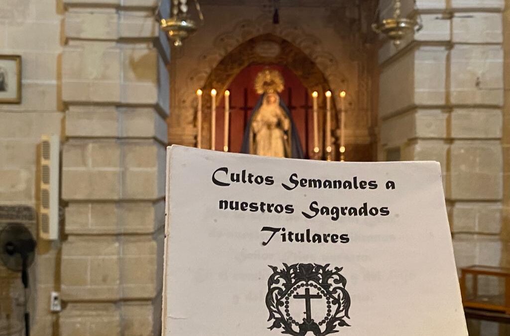 Hoy jueves 3 de agosto no tenemos Cultos semanales