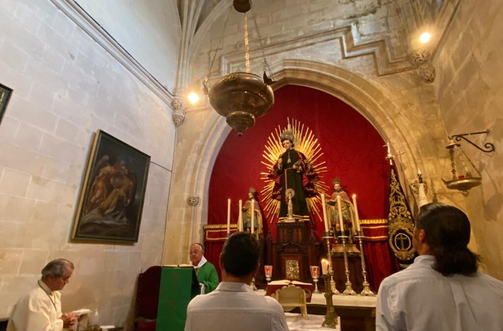 Ayer lunes 17 celebramos la Misa mensual del Santo Sepulcro en San Juan
