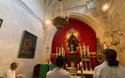 Ayer lunes 17 celebramos la Misa mensual del Santo Sepulcro en San Juan
