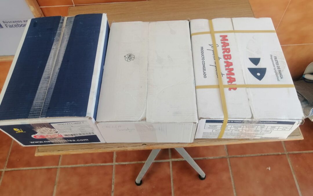 Nueva entrega de alimentos de la Bolsa de Caridad de la Hermandad