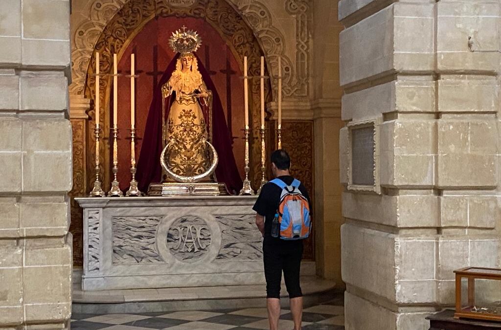 Este lunes 24 de julio hemos tenido visita a San Juan de los Caballeros