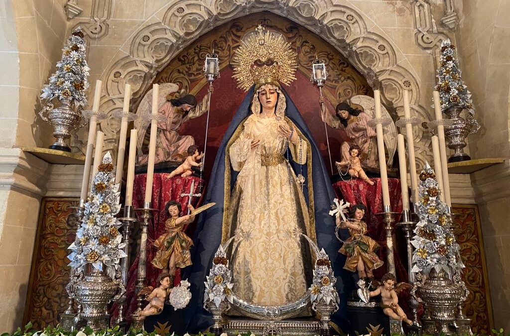 Así se encuentra la Capilla de la Virgen de las Lágrimas