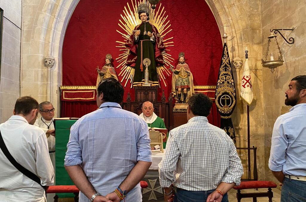 Este lunes 18 de septiembre hemos celebrado la mensual Misa del Santo Sepulcro en San Juan
