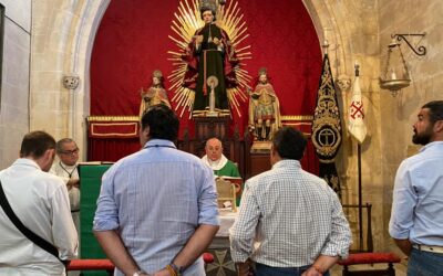 Este lunes 18 de septiembre hemos celebrado la mensual Misa del Santo Sepulcro en San Juan