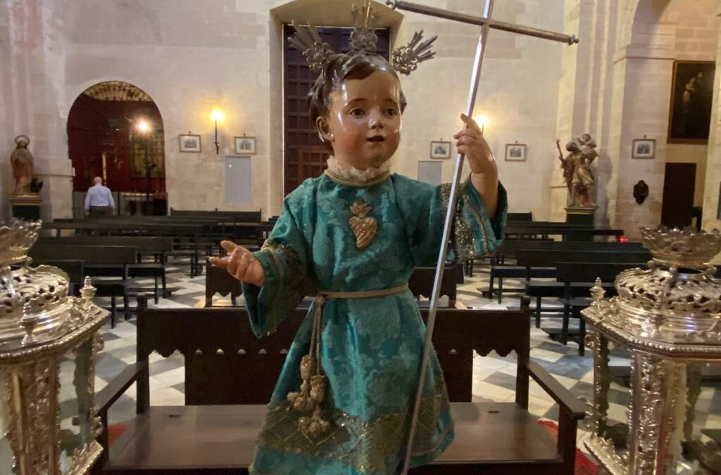El Niño Jesús de la Hermandad para la Exaltación de la Cruz