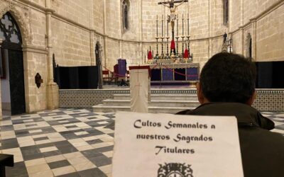 Hoy jueves día 30 Cultos semanales de la Hermandad en San Juan