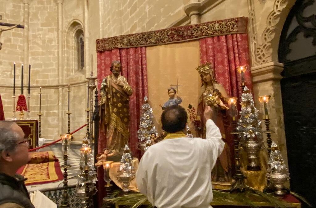 Bendición del Belén y del Altar de la Sagrada Familia en San Juan
