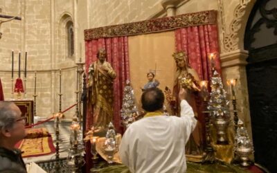 Bendición del Belén y del Altar de la Sagrada Familia en San Juan
