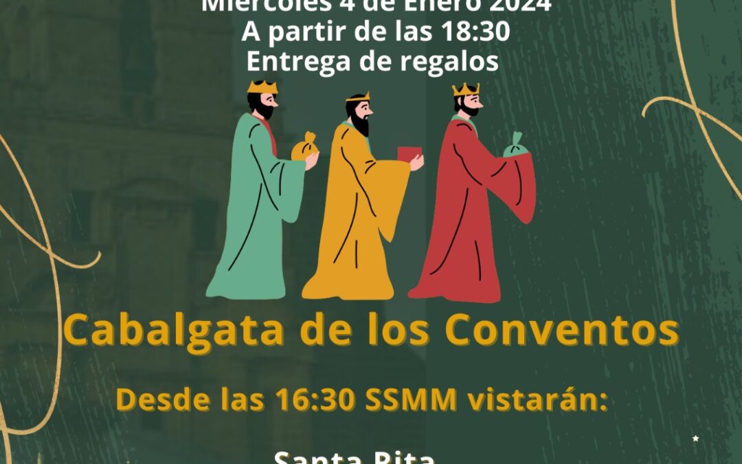 Hoy jueves 4 de enero, SSMM los Reyes Magos llegarán a San Juan de los Caballeros