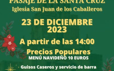 Hoy sábado día 23 Zambomba de nuestra Hermandad en el Pasaje de la Santa Cruz