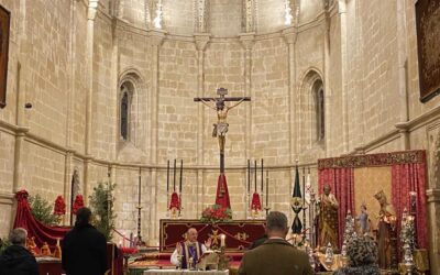 Este lunes 18 de diciembre hemos celebrado la mensual Misa del Santo Sepulcro en San Juan