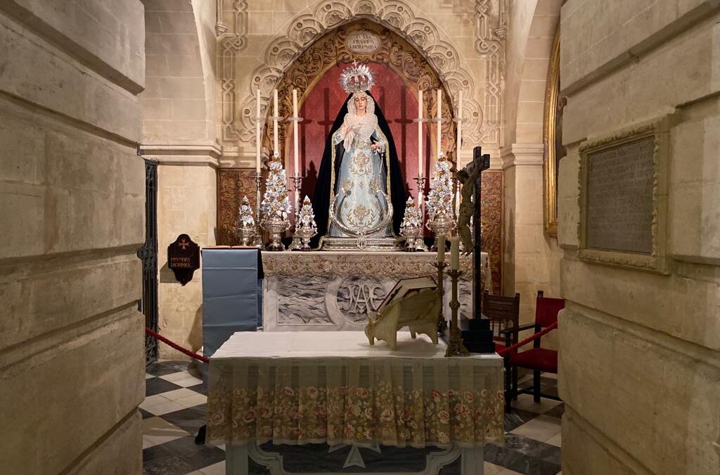 Mañana viernes día 8 a las 12.30 en San Juan Misa de Hermandad con motivo de la festividad de la Inmaculada