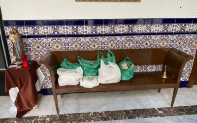 Nueva entrega de alimentos de la Bolsa de Caridad en las Reparadoras