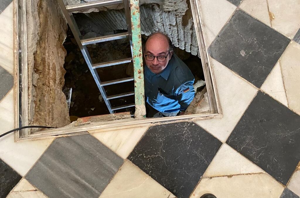 Comienza la segunda fase de la Intervención Arqueológica en la Cripta de la Capilla de los Carrizosa