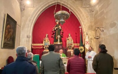 Este lunes 15 de enero hemos celebrado la mensual Misa de la Orden del Santo Sepulcro en San Juan