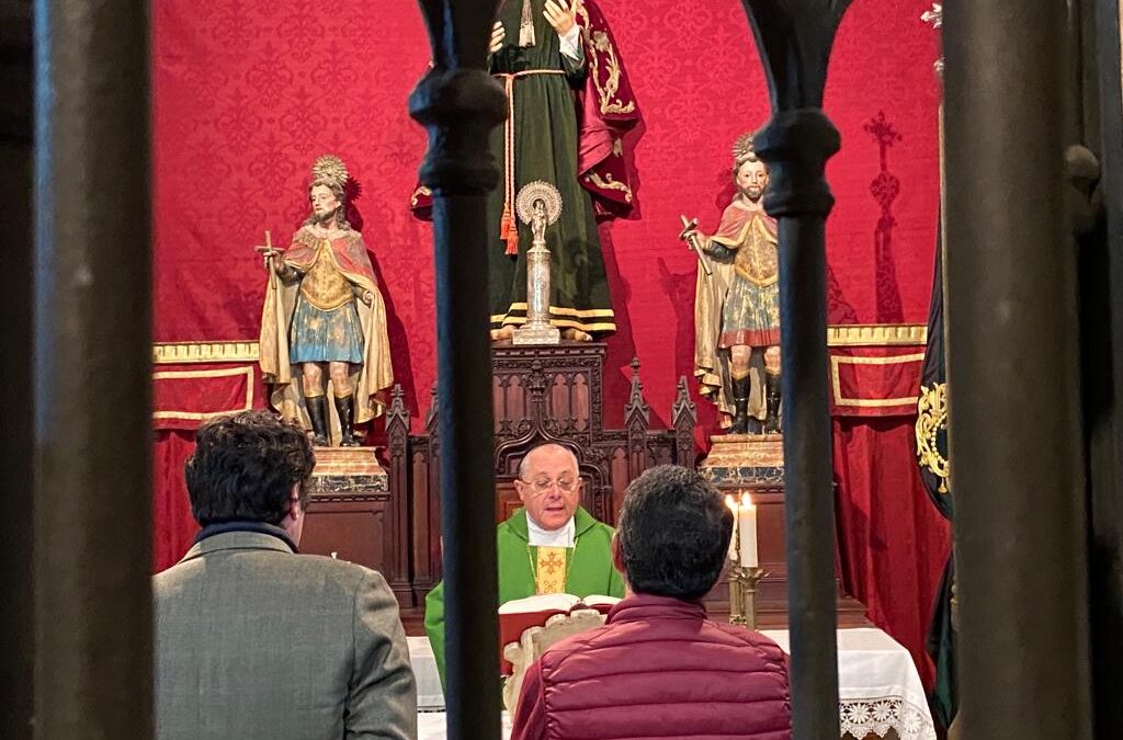 Hoy lunes 26 de febrero a las 19.30 horas Misa mensual del Santo Sepulcro