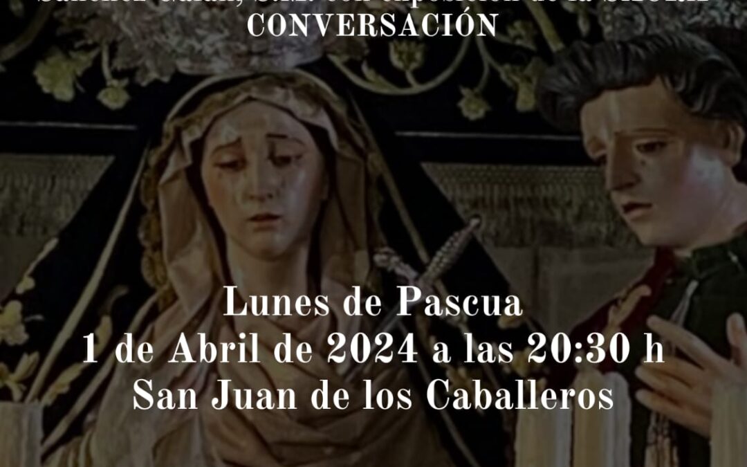 Hoy lunes día 1 de abril a las 20.30 horas Misa de Acción de Gracias en San Juan